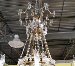 Eight Light Crystal Chandelier