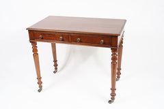 Mahogany Two Drawer Side Table