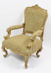 Carved Giltwood Armchair
