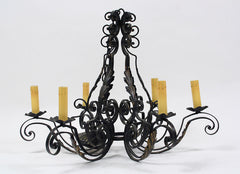 Wrought Iron Chandelier