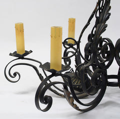 Wrought Iron Chandelier