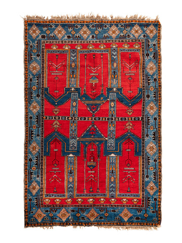 A late 19th century Kuba Carpet