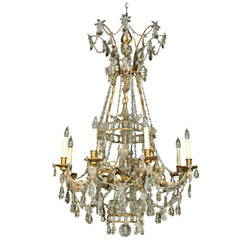 Eight Light Crystal Chandelier