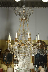 Eight Light Crystal Chandelier