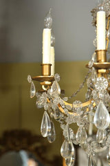 Eight Light Crystal Chandelier
