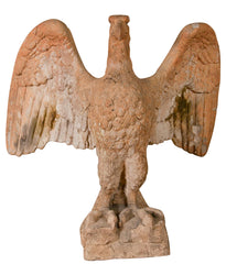 Monumental Terracotta Eagle Attributed to Doulton Lambeth