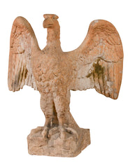 Monumental Terracotta Eagle Attributed to Doulton Lambeth