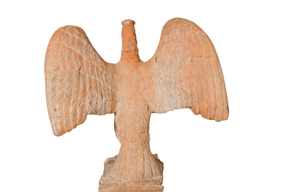 Monumental Terracotta Eagle Attributed to Doulton Lambeth