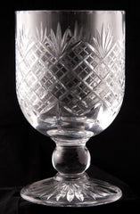 English Cut Glass Vase