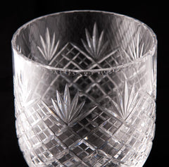 English Cut Glass Vase