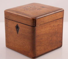 Pearwood Tea Caddy