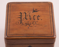 Pearwood Tea Caddy