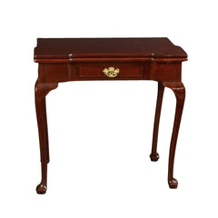Queen Ann Mahogany Card Table