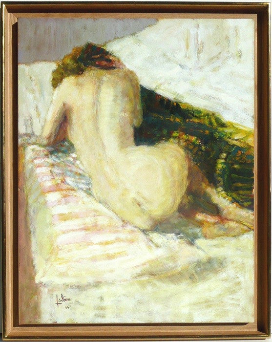Louis FABIEN (French, Born in 1924) Reclining Nude – 1964