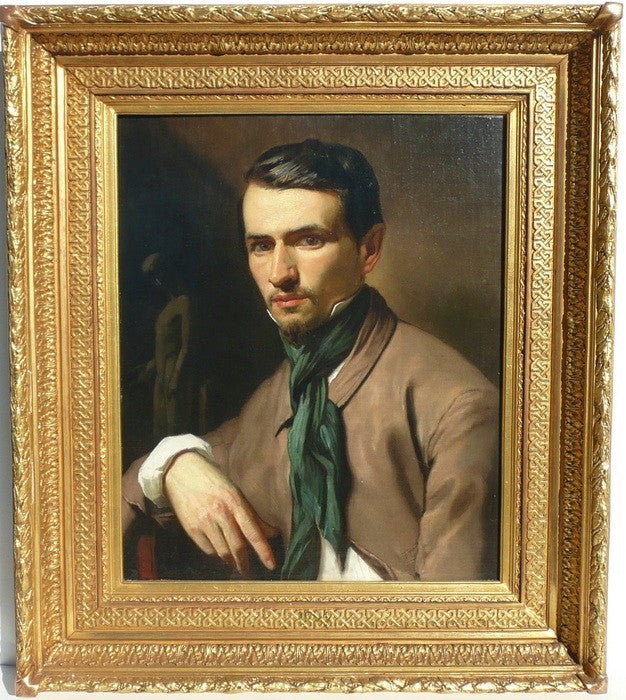 French School late 19th century "Portrait of a Sculptor"