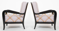 A Pair of Chairs in The Manner of  Paolo Buffa