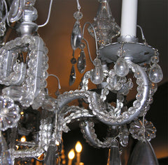 Neo Classic 8 Light Crystal Chandelier