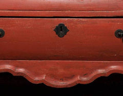 Continental Painted Bombe-Form Chest of Drawers
