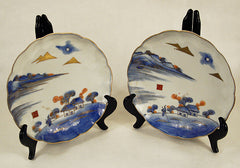 Japanese Porcelain Plates - Pair
