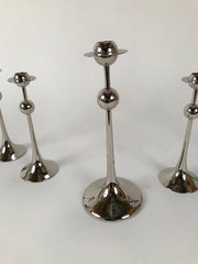 Swedish Modern Gense Saturnus Candleholders by Kjell Engman