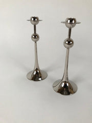 Swedish Modern Gense Saturnus Candleholders by Kjell Engman