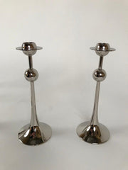 Swedish Modern Gense Saturnus Candleholders by Kjell Engman