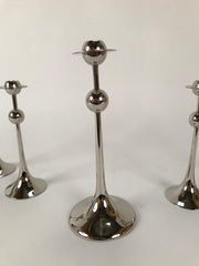 Swedish Modern Gense Saturnus Candleholders by Kjell Engman