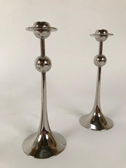 Swedish Modern Gense Saturnus Candleholders by Kjell Engman