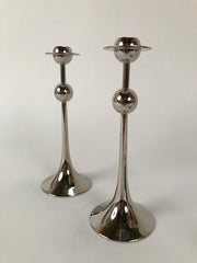 Swedish Modern Gense Saturnus Candleholders by Kjell Engman