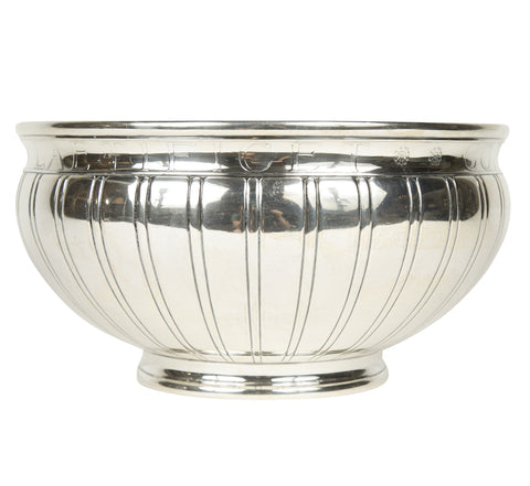 A Tiffany & Co Sterling Silver Punch Bowl