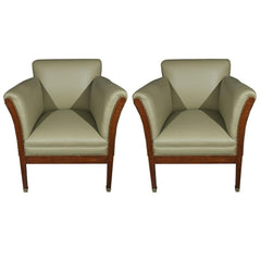 Pair of Vienna Secessionist Influenced Chairs